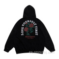 Moda Fashion Men's Rose Alphabet Hoodie de estampado